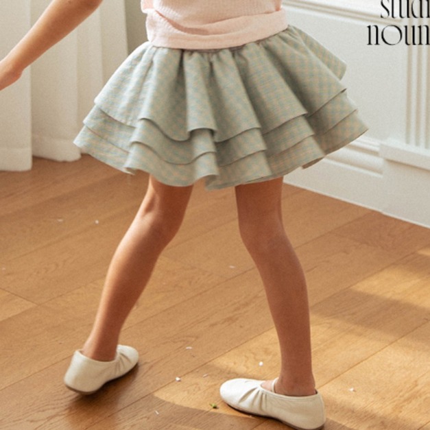 NouNou 26Y 春季層次三層蛋糕短裙   3色