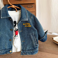 春秋款卡通牛仔外套_3