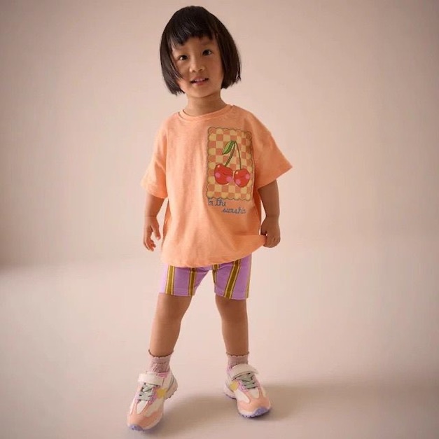 純棉可愛櫻桃塗鴉上衣