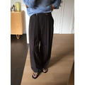 VENIR 春季新款 ｜ 金屬調釦收腰休閒長褲 3色_7