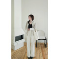 100% 精梳棉 ｜ 經典高質感柔白直筒長褲_1