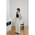 100% 精梳棉 ｜ 經典高質感柔白直筒長褲_2