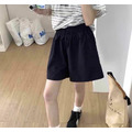 超百搭 A字鬆緊腰休閒短褲 多色_3