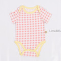 LIME & BLUE夏日繽紛！撞色滾邊格紋連身包屁衣 (8色)_10