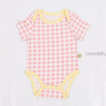 LIME & BLUE夏日繽紛！撞色滾邊格紋連身包屁衣 (8色)_3