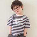 PEANUTS HOUSE ｜ 美式復古細條紋字母 T 2色_1