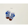 V.bunny ｜ 韓系撞色幾何：五入透氣棉質短襪組_3