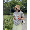 韓系小清新雛菊印花百搭日常T 5色_2