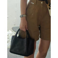 極簡黑色水桶包｜手提・斜背兩用_5