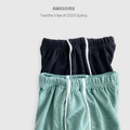 AWESOME BEBE ｜側邊滾邊縮口棉褲 2色_1