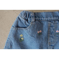 MOMO ANN ｜精緻刺繡小花牛仔裙褲_9