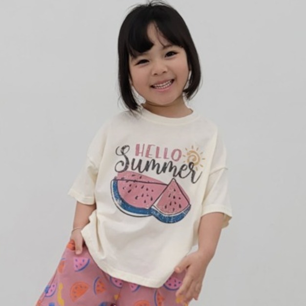 THE FUNNY 西瓜派對美式復古寬鬆短 T 🍉    3色