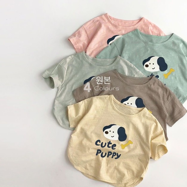竹節棉透氣狗狗 TEE    4色
