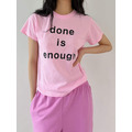 【GVR】韓製 "done is enough" 短袖T恤 3色