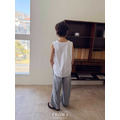 【FROM I】韓製 Hawaii 印字童款無袖背心 2色_3