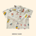【Middle Name】夏日滿版印花短袖襯衫 2色_3