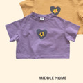 【Middle Name】愛心花朵短版T恤 2色_7