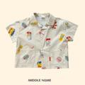 【Middle Name】夏日滿版印花短袖襯衫 2色_2