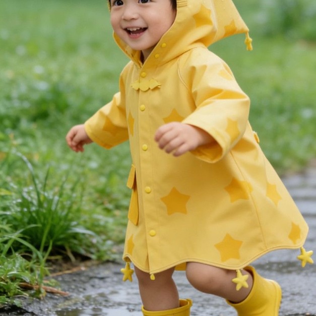 超可愛🌧️星星兒童雨衣   3色