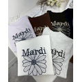熱銷款｜Mardi花朵刺繡TEE 5色