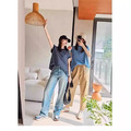 韓國時尚撞色條紋減齡T 2色_3