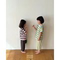 mimiunni&bull;夏季 1+1 夏日條紋T恤 4色_1