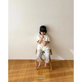 mimiunni&bull;夏季 1+1 舒爽夏日條紋紗褲 5色_7