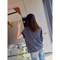 韓國時尚撞色條紋減齡T 2色_5