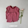 A MORE BABY ｜ 撞色條紋嬰兒套裝 2色_5