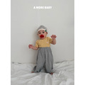 A MORE BABY ｜ 細條紋羅紋嬰兒短袖T恤 2色_10