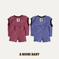 A MORE BABY ｜ 撞色條紋嬰兒套裝 2色_8