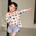 B.Diary 彩色愛心滿版印花薄上衣_5