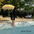 BUNNY POWDER｜長袖防曬百褶裙泳裝套組 2色_3