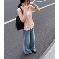 兩件式V領排扣無袖背心_1