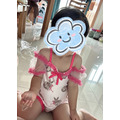 甜心小兔紗裙連身泳衣_5