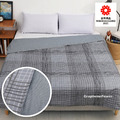 【GraphenePower】石墨烯恆溫循環兩用被-雙人/182x210cm (藍灰格紋)