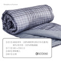 【GraphenePower】石墨烯恆溫循環兩用被-雙人/182x210cm (藍灰格紋)_3