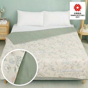 【GraphenePower】石墨烯恆溫循環兩用被-雙人/182x210cm(小花園)