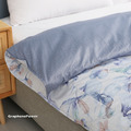 【GraphenePower】石墨烯恆溫循環兩用被-雙人/182x210cm (藍色花草)_1