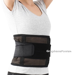 【GraphenePower】石墨烯束帶式厚款護腰(加強型)