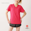 【GraphenePower】石墨烯溫控循環短袖(女款)-櫻桃紅