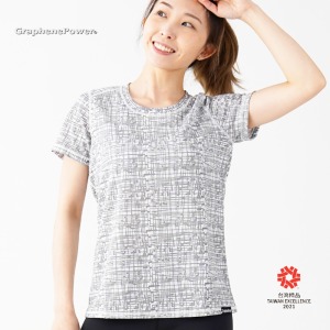 【GraphenePower】石墨烯散熱速乾涼感圓領短袖(男/女款)-白色