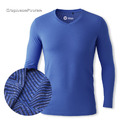【GraphenePower】石墨烯溫控循環機能男長袖 - 藍色_1