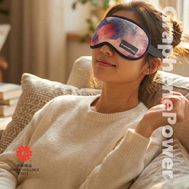 【GraphenePower】旗艦升級版：石墨烯太赫茲眼罩｜舒緩眼部疲勞、溫感循環、隨身助眠