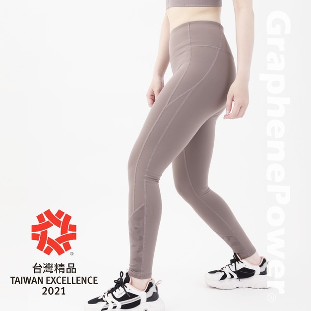 【GraphenePower】石墨烯遠紅外線循環九分褲(進階款 摩卡棕) | 美臀顯瘦褲、高腰縮腹、隱形口袋運動壓力褲