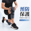 【GP石墨烯】台灣製 石墨烯鋅輕量涼感護膝(一雙)-二色可選_2