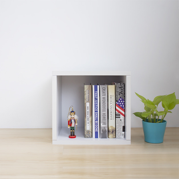 巧拼 單格櫃 | 清新白