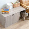 砂不落貓廁所/貓砂櫃 | 燕麥色_3