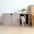 砂不落貓廁所/貓砂櫃 | 燕麥色_1