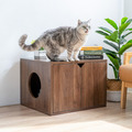 小宅貓廁所/貓砂櫃 | 可可棕